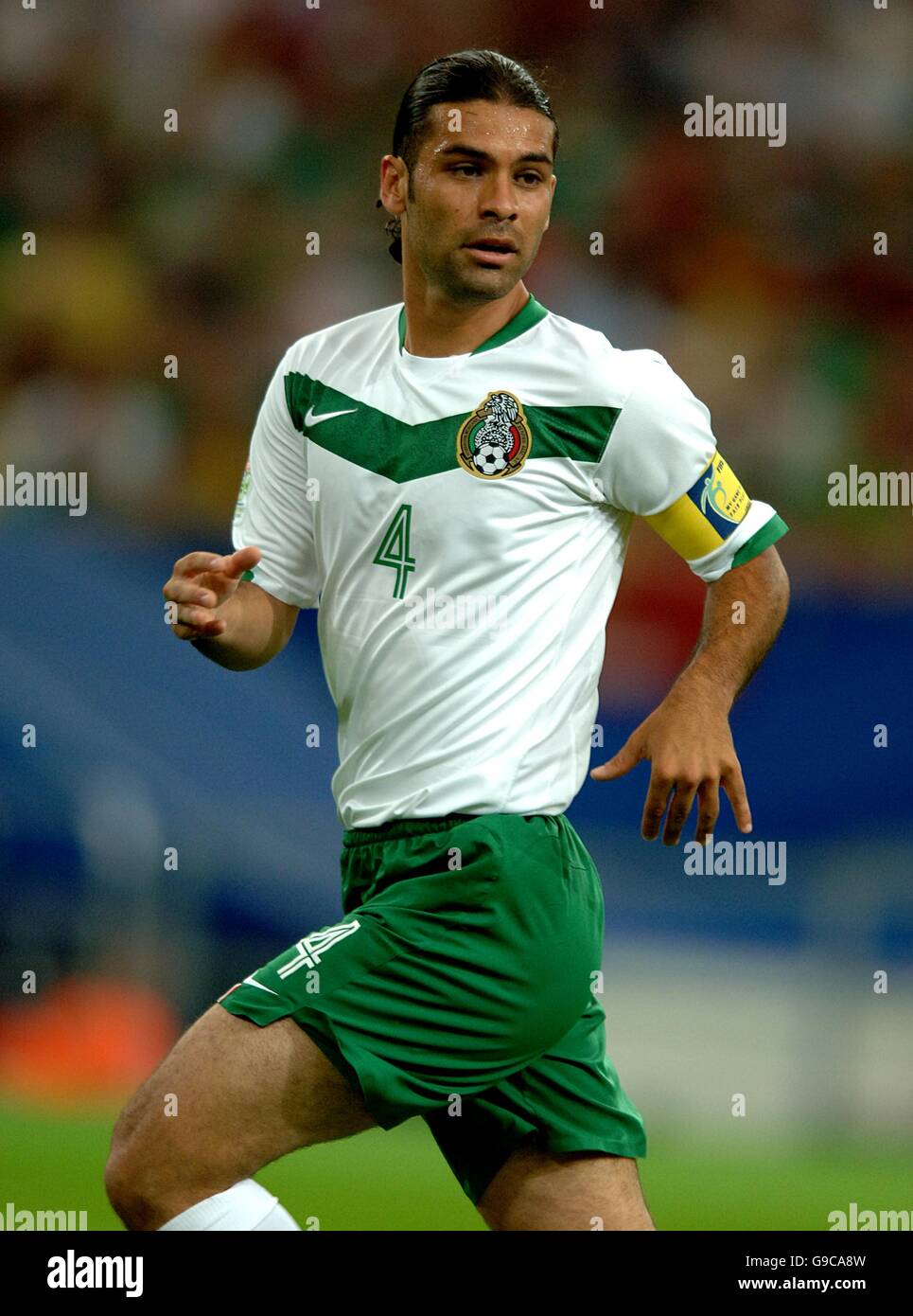 Soccer - 2006 FIFA World Cup Germany - Group D - Portugal v Mexico - AufSchalke Arena. Rafael Marquez, Mexico Stock Photo