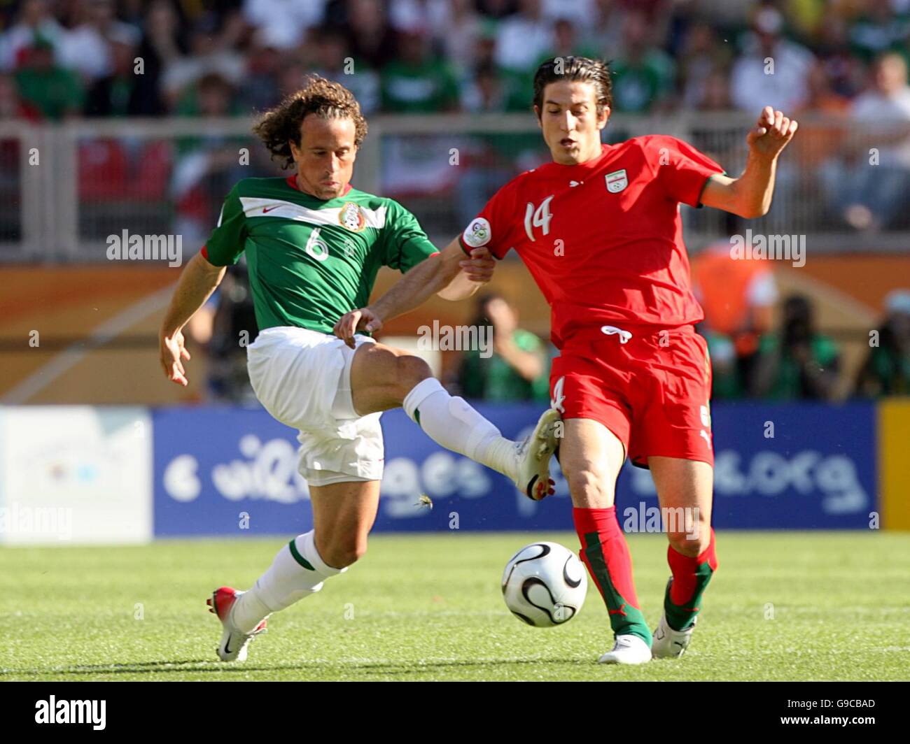 Soccer - 2006 FIFA World Cup Germany - Group D - Mexico v Iran - Franken-Stadion Stock Photo