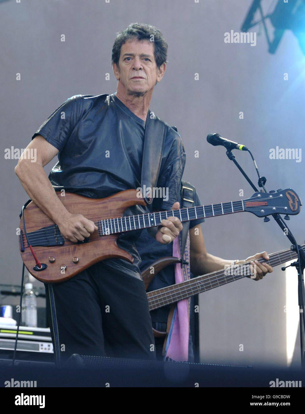 Lou reed on stage isle wight festival seaclose park hi-res stock ...