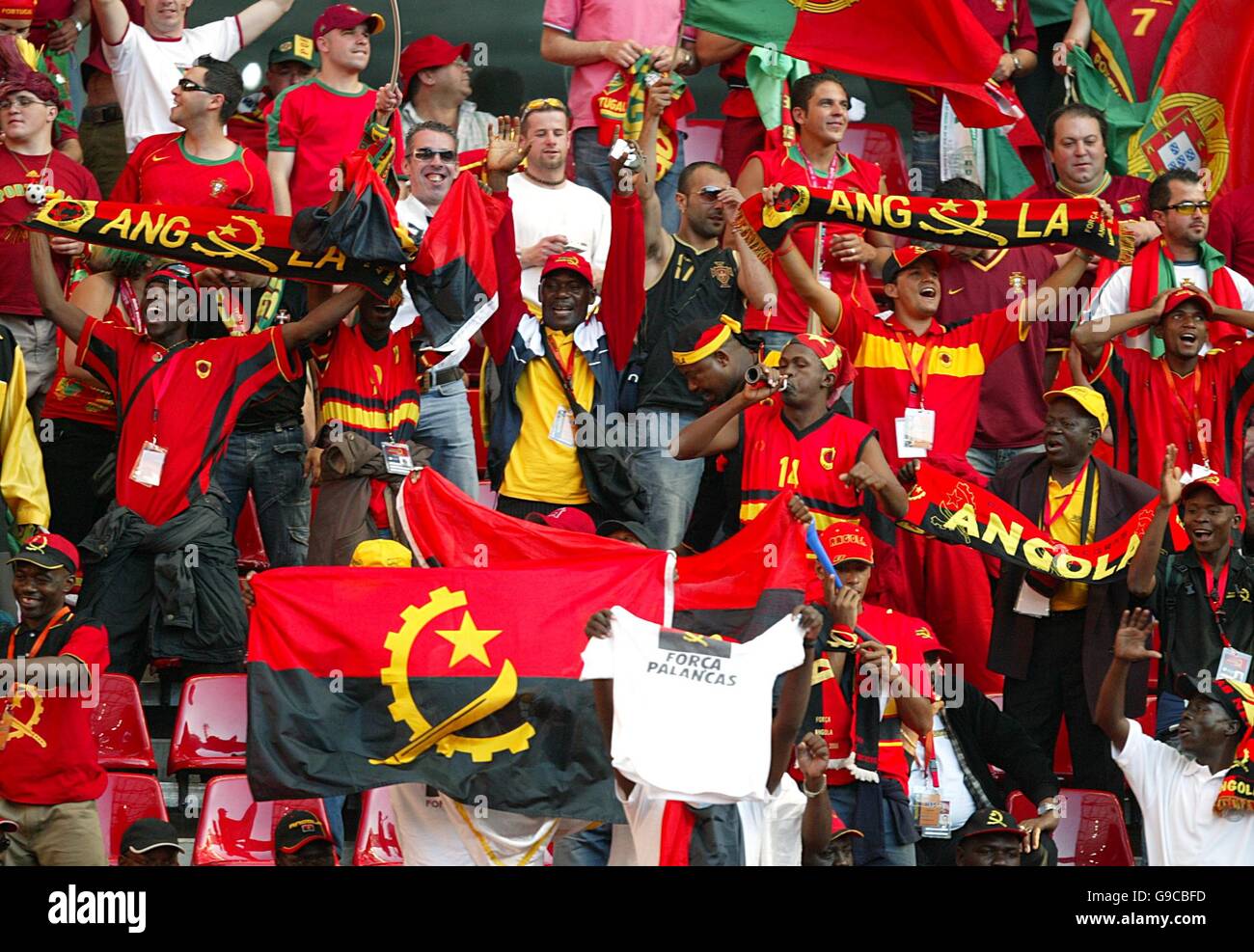 Soccer 2006 FIFA World Cup Germany Group D Angola v Portugal