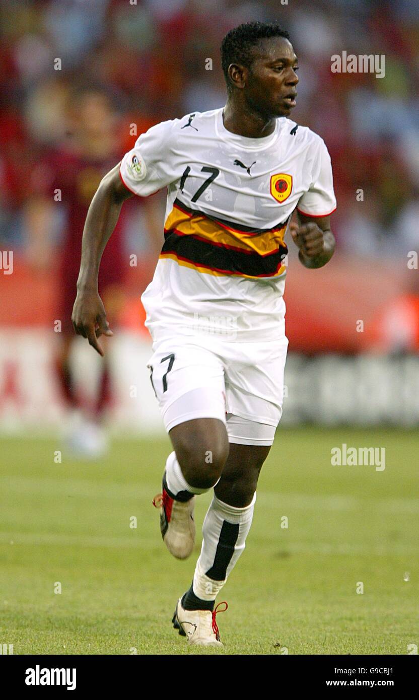 Soccer - 2006 FIFA World Cup Germany - Group D - Angola v Portugal - RheinEnergieStadion Stock Photo