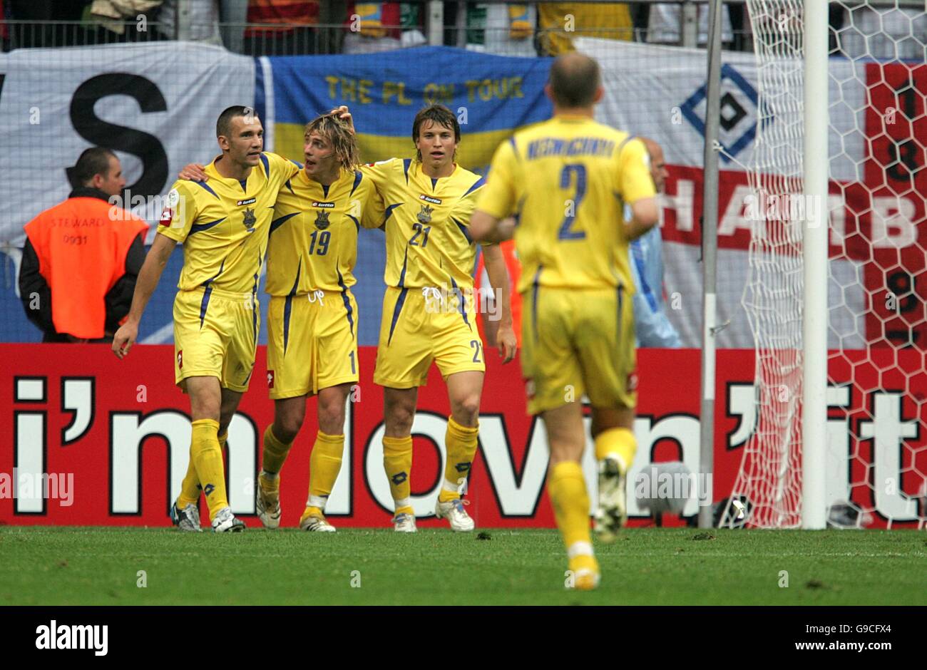 Soccer - 2006 FIFA World Cup Germany - Group H - Saudi Arabia v Ukraine - AOL Arena Stock Photo