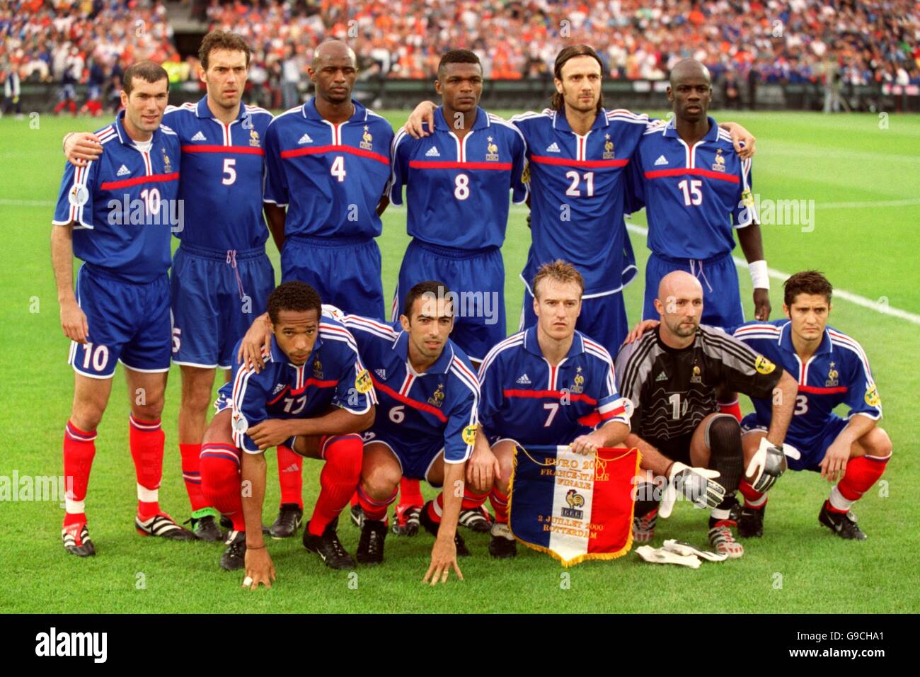 Soccer Euro 00 Final France V Italy Stock Photo Alamy