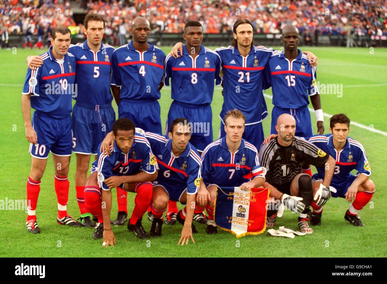 Soccer Euro 2000 Final France V Italy Stock Photo Alamy