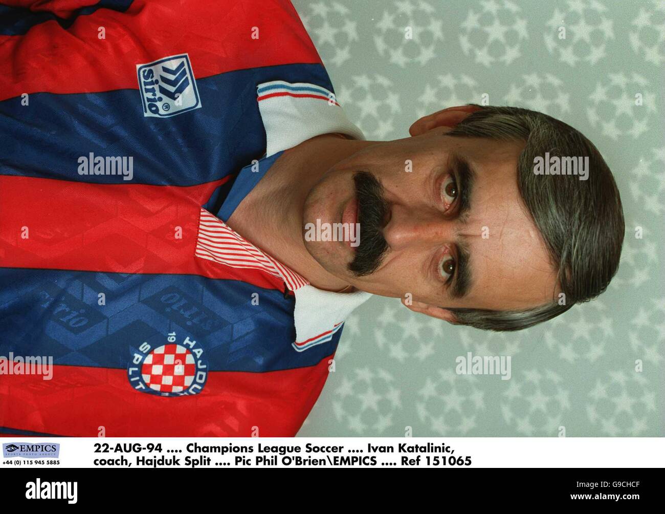 Soccer - UEFA Champions League - Hajduk Split Photocall. Ivan Katalinic,  coach, Hajduk Split Stock Photo - Alamy