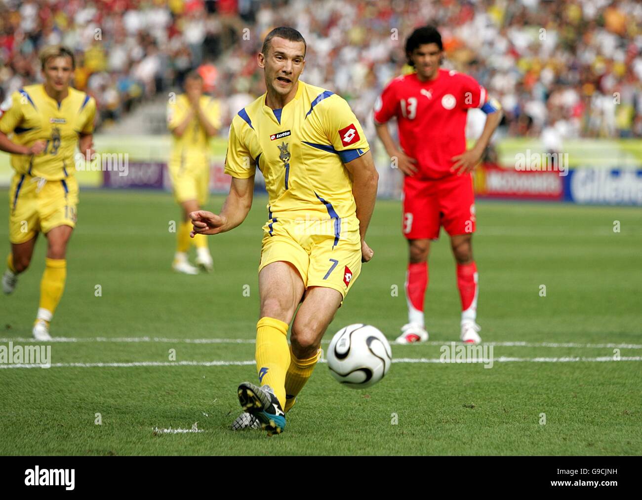 Soccer 2006 FIFA World Cup Germany Group H Ukraine v Tunisia