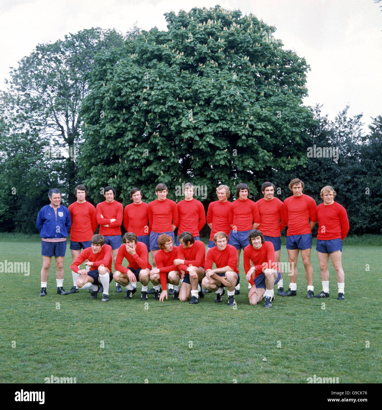 Soccer England Training Stock Photo Alamy