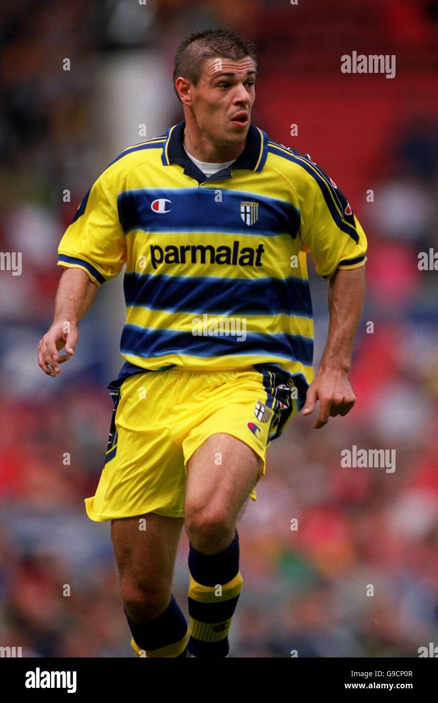 Sami Hyypia of Liverpool in action during a pre-season friendly