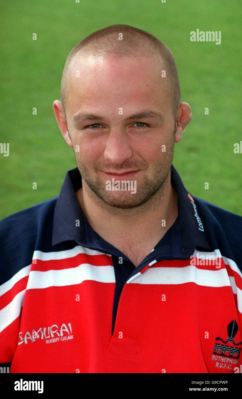 Martin Jenkinson Rotherham Rugby Club Rugby Union - Zurich Premiership One - Rotherham Photocall Stock Photo ...