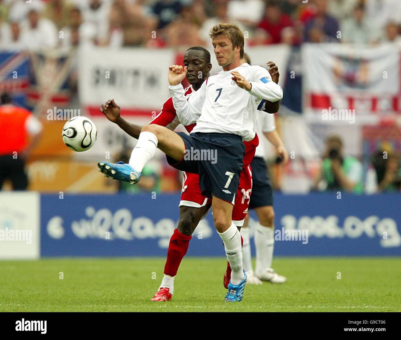 FIFA World Cup Stadium Germany 10.6.2006, Football: FIFA World Cup 2006,  Trinidad and Tobago vs Sweden 0:0 --- match ball Stock Photo - Alamy