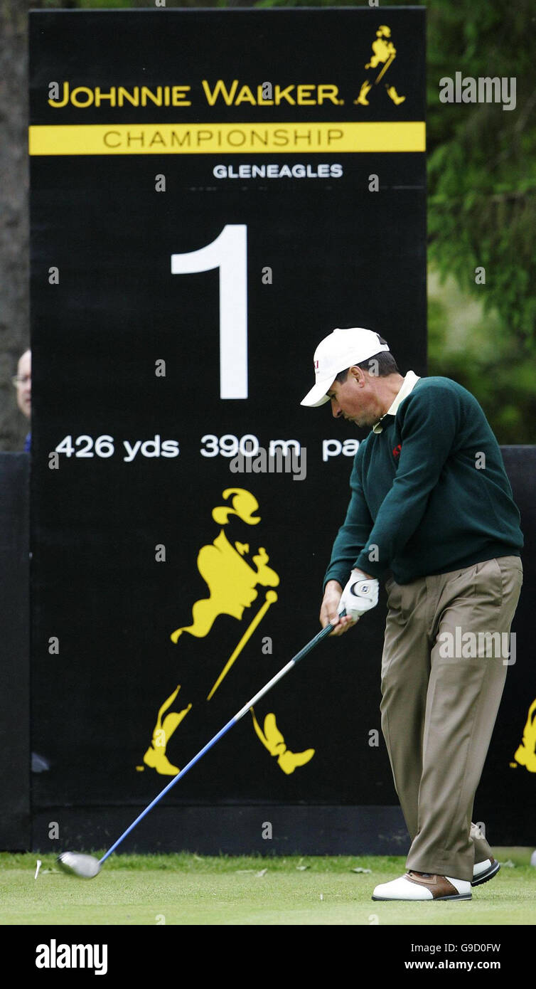 Golf Johnnie Walker Championship Gleneagles Stock Photo Alamy
