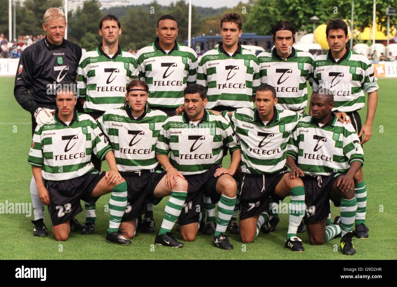 Portuguese Soccer - Taca de Portugal - Final - Sporting Lisbon v Porto. Sporting Lisbon team group Stock Photo