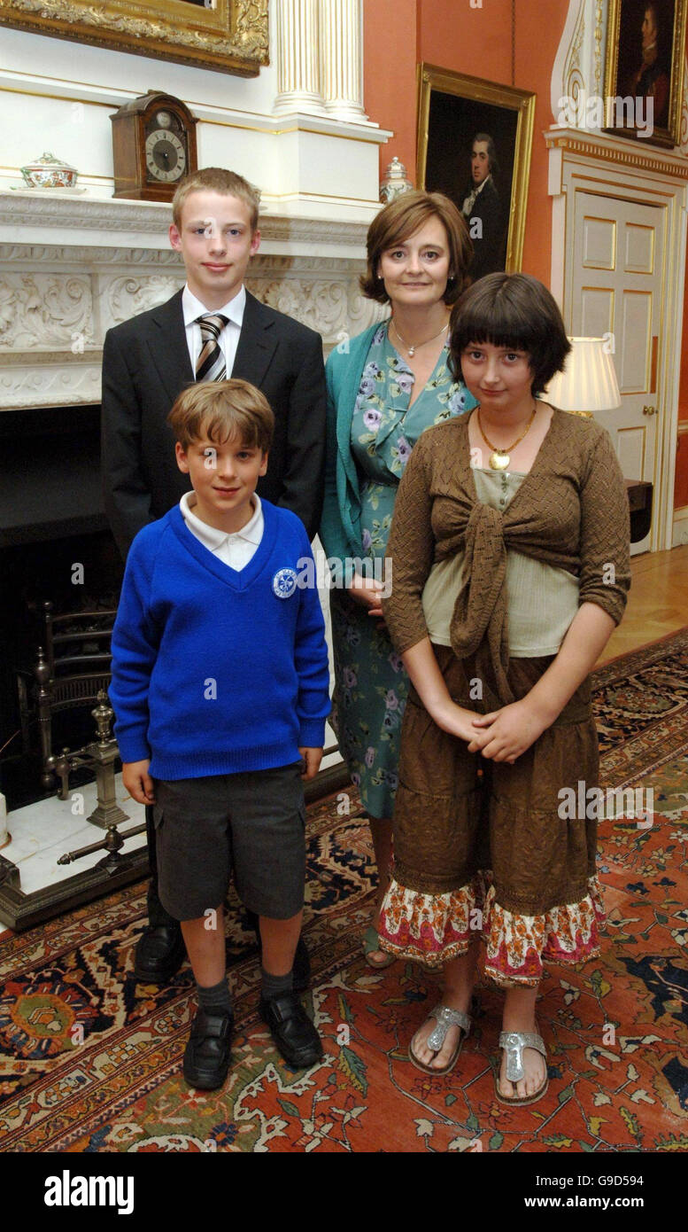 Tea Party Downing Street Stock Photo Alamy