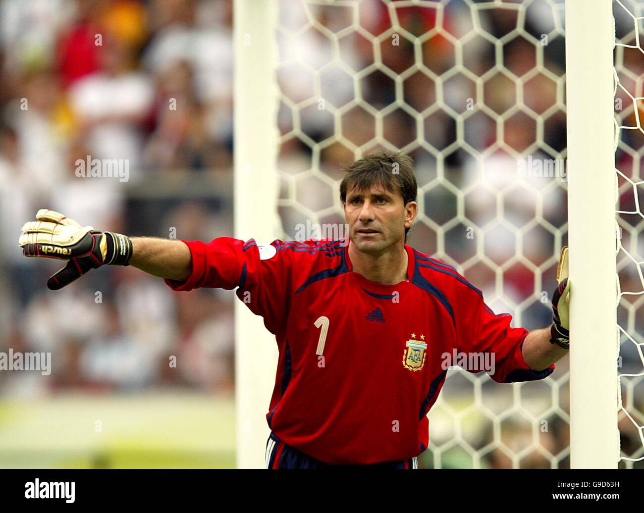 Soccer - 2006 FIFA World Cup Germany - Quarter Final - Germany v Argentina - Olympiastadion. Roberto Abbondanzieri, Argentina Stock Photo