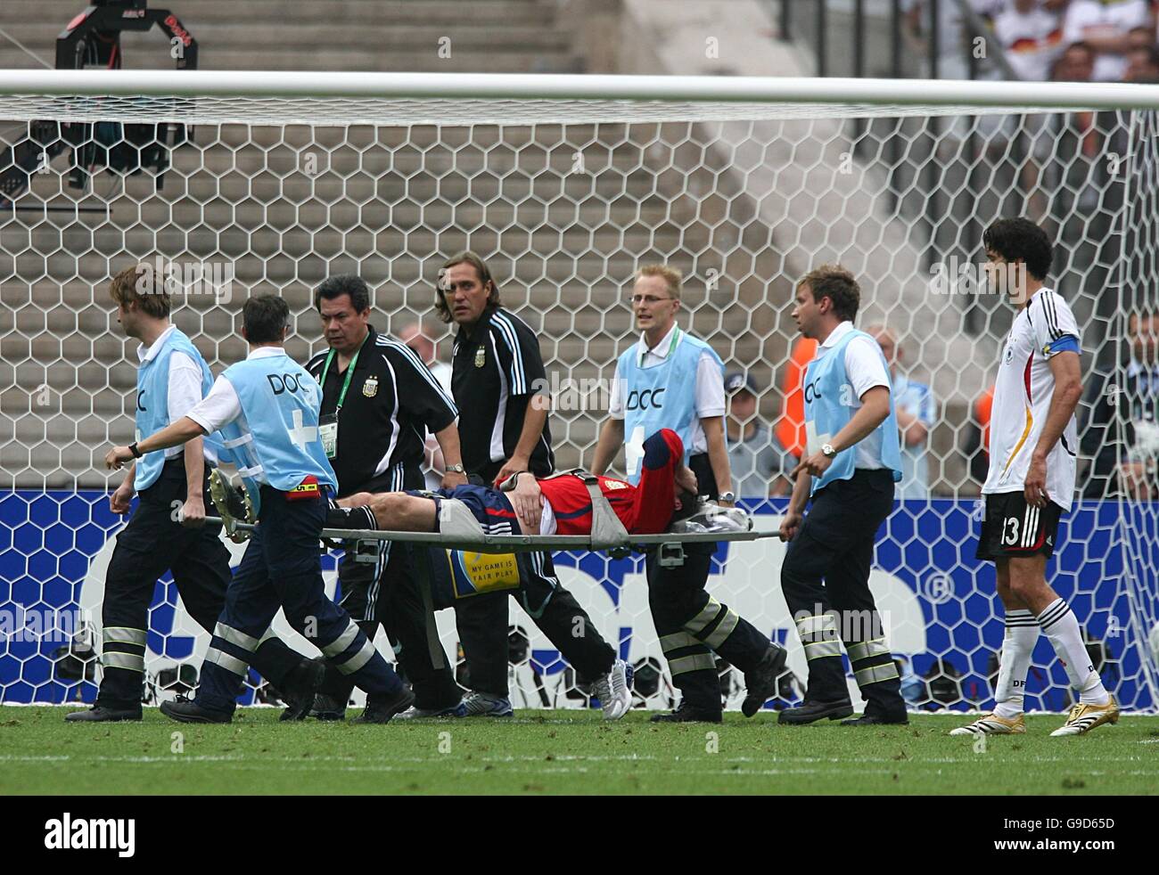 Soccer - 2006 FIFA World Cup Germany - Quarter Final - Germany v Argentina - Olympiastadion Stock Photo