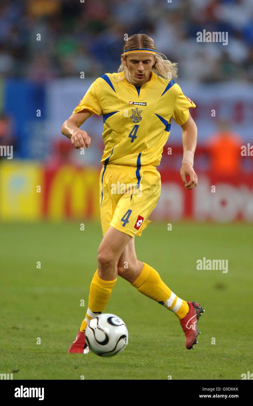 Soccer - 2006 FIFA World Cup Germany - Quarter Final - Italy v Ukraine - AOL Arena Stock Photo