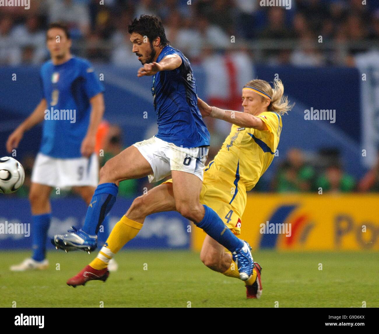 Soccer - 2006 FIFA World Cup Germany - Quarter Final - Italy v Ukraine - AOL Arena Stock Photo