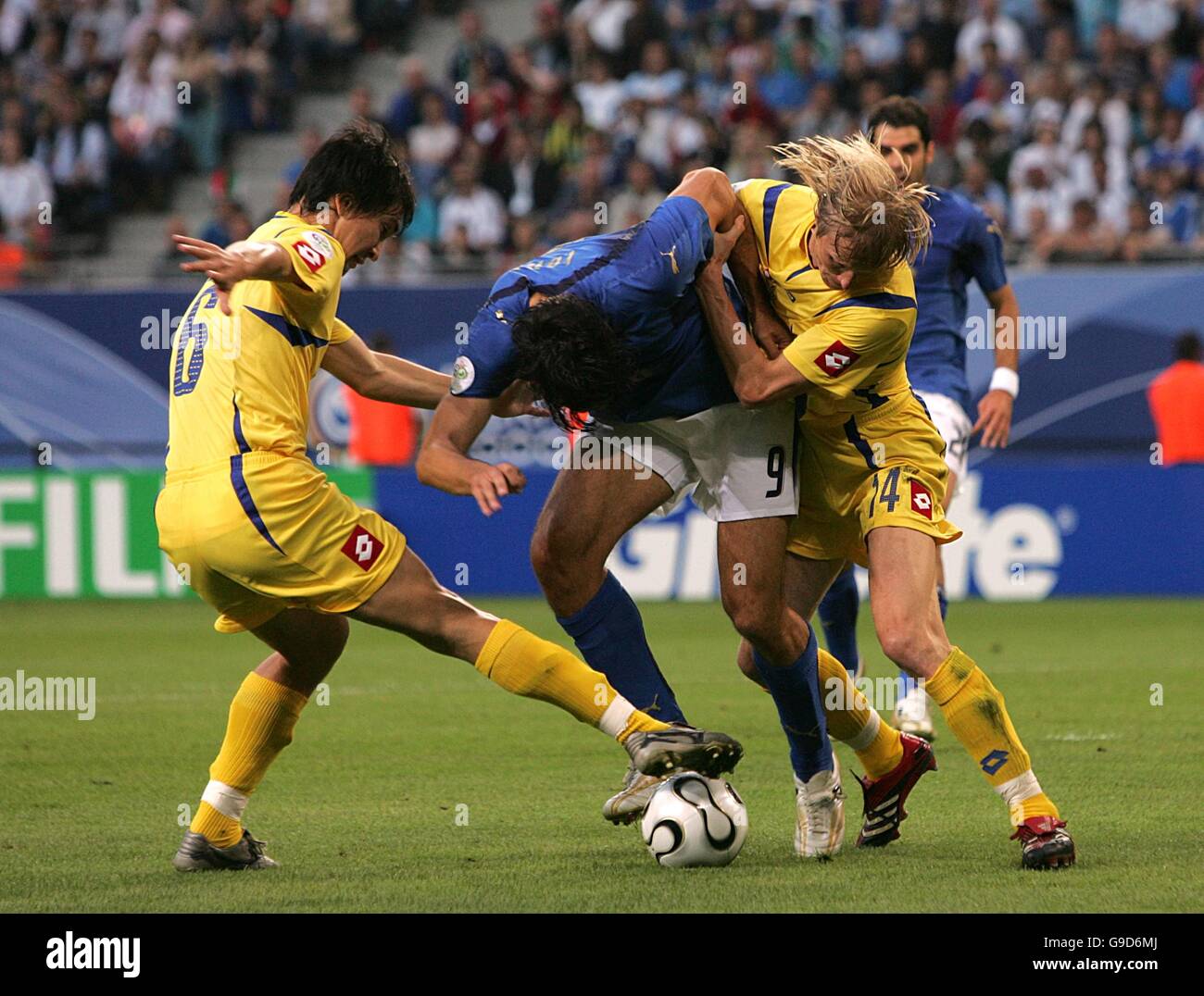 Soccer - 2006 FIFA World Cup Germany - Quarter Final - Italy v Ukraine - AOL Arena Stock Photo