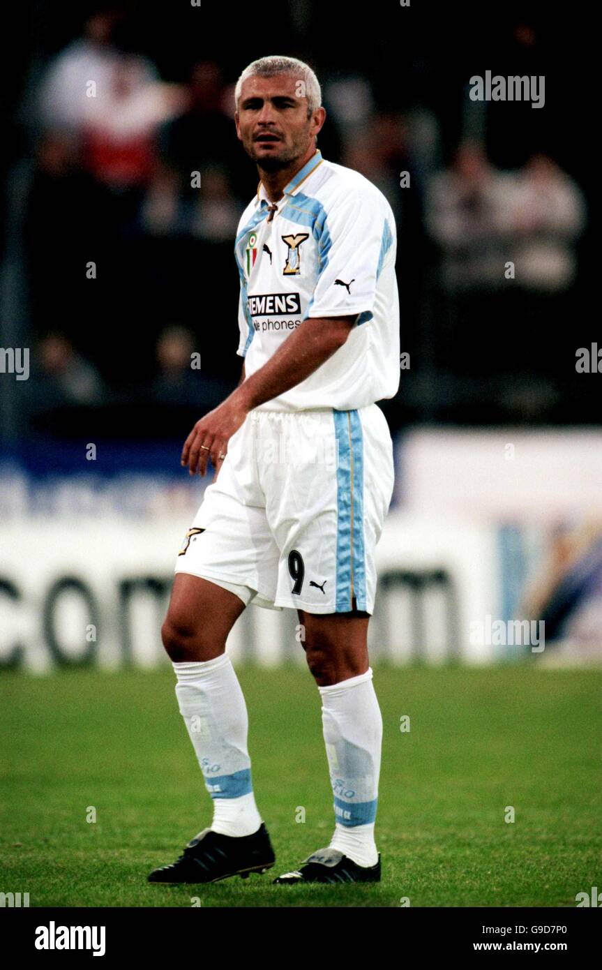 Fabrizio Ravanelli of Lazio in action during the Serie A match