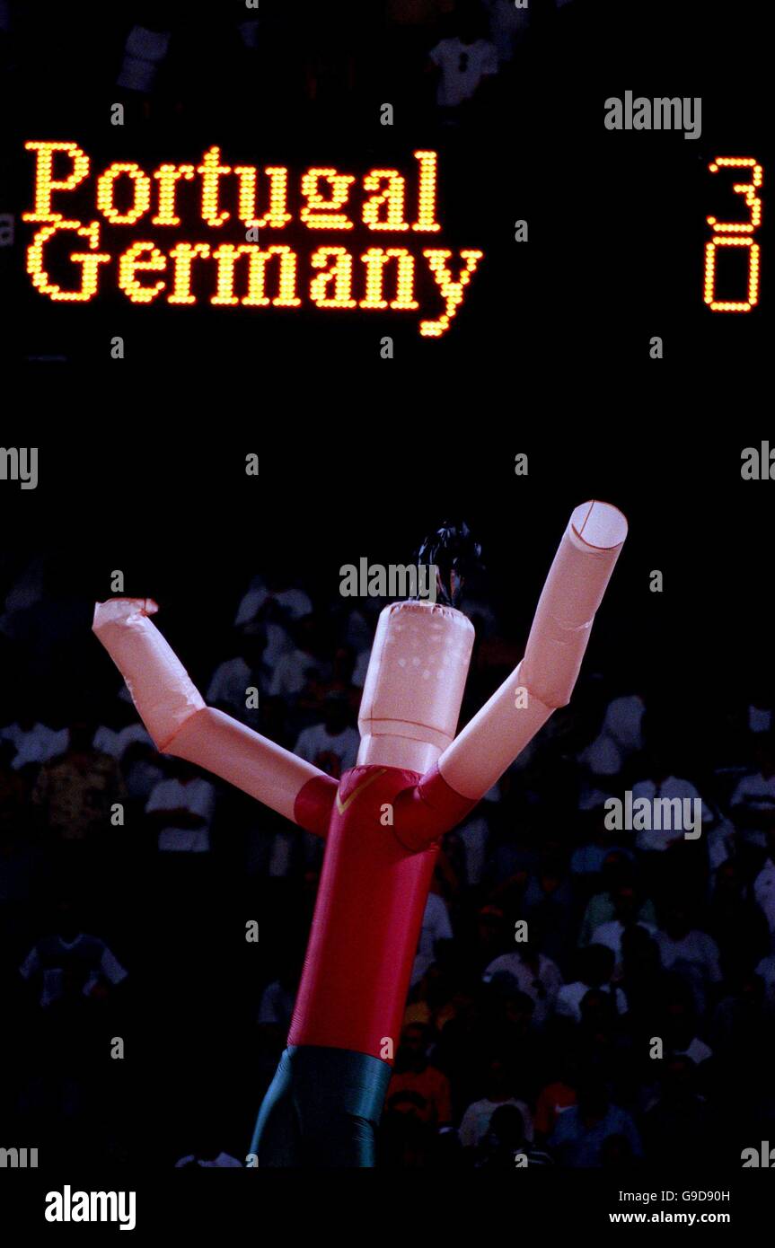 Inflatable scoreboard man huge big large football hi-res stock ...