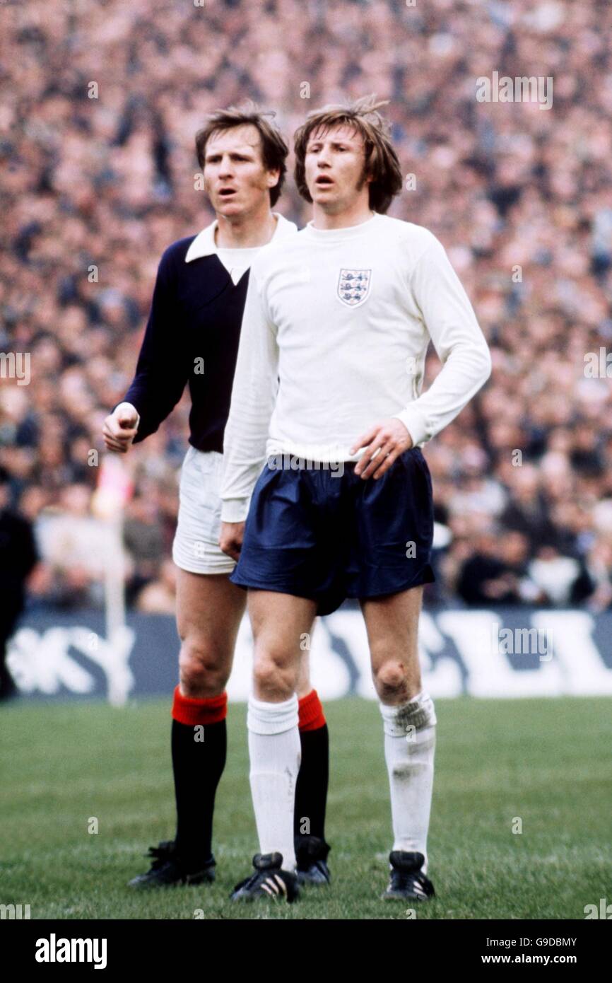 Soccer Home International Championship Scotland v England Stock