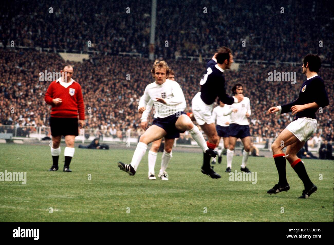 Soccer Home International Championship England v Scotland Stock