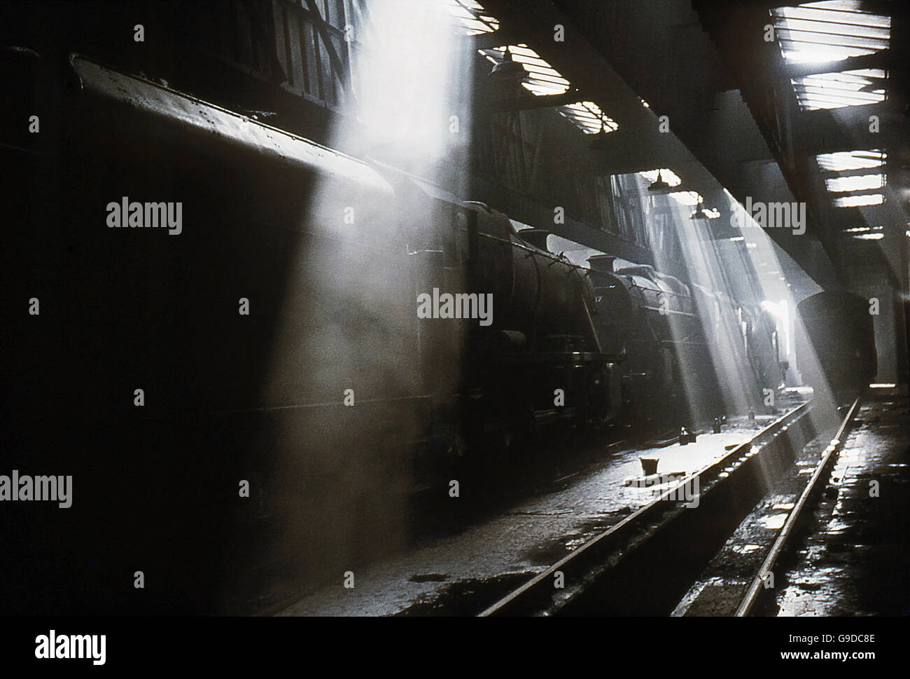 Sunlight, Smoke and Shadows Stock Photo Alamy