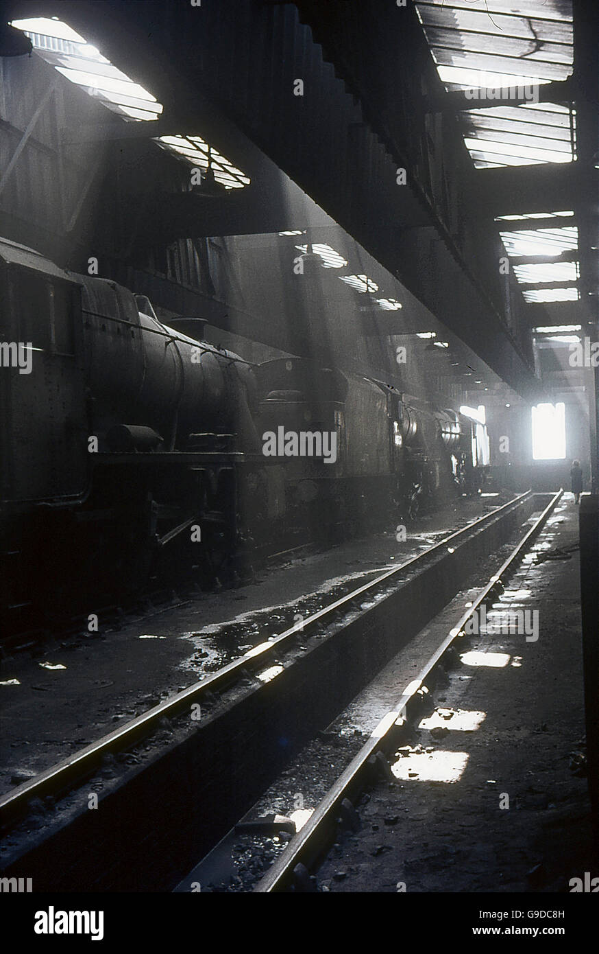 Sunlight, Smoke and Shadows Stock Photo Alamy