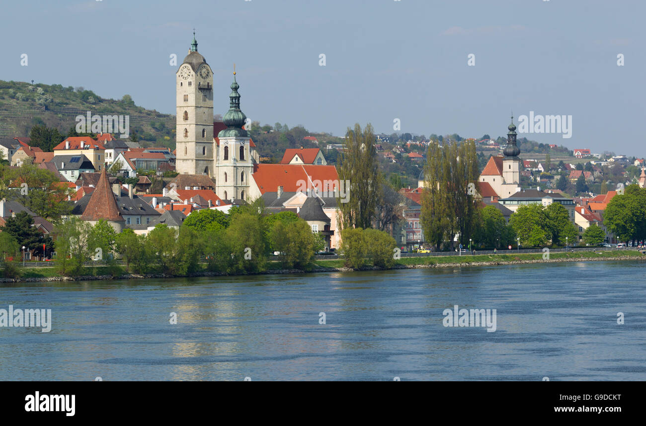 Krems an der Donau, Danube river, Wachau Region, Lower Austria, Austria