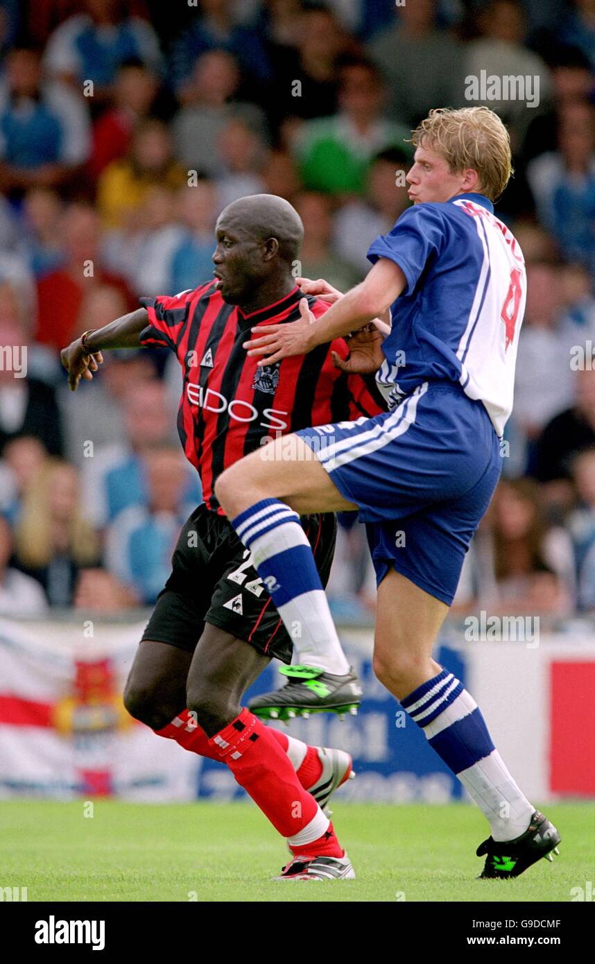 Soccer Friendly Stockport County v Manchester City Stock Photo Alamy