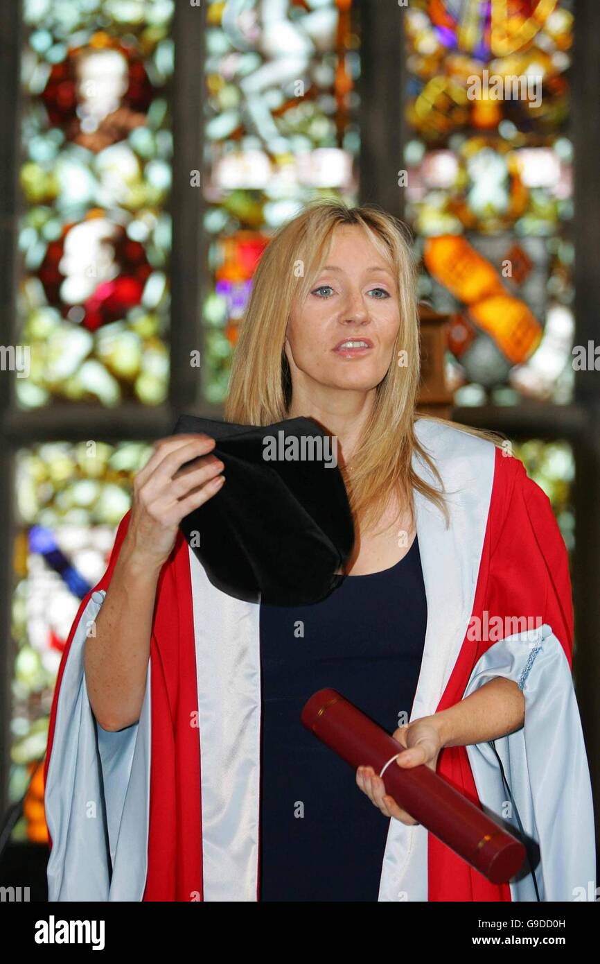 Harry Potter Author JK Rowling Receives An Honorary Degree From ...