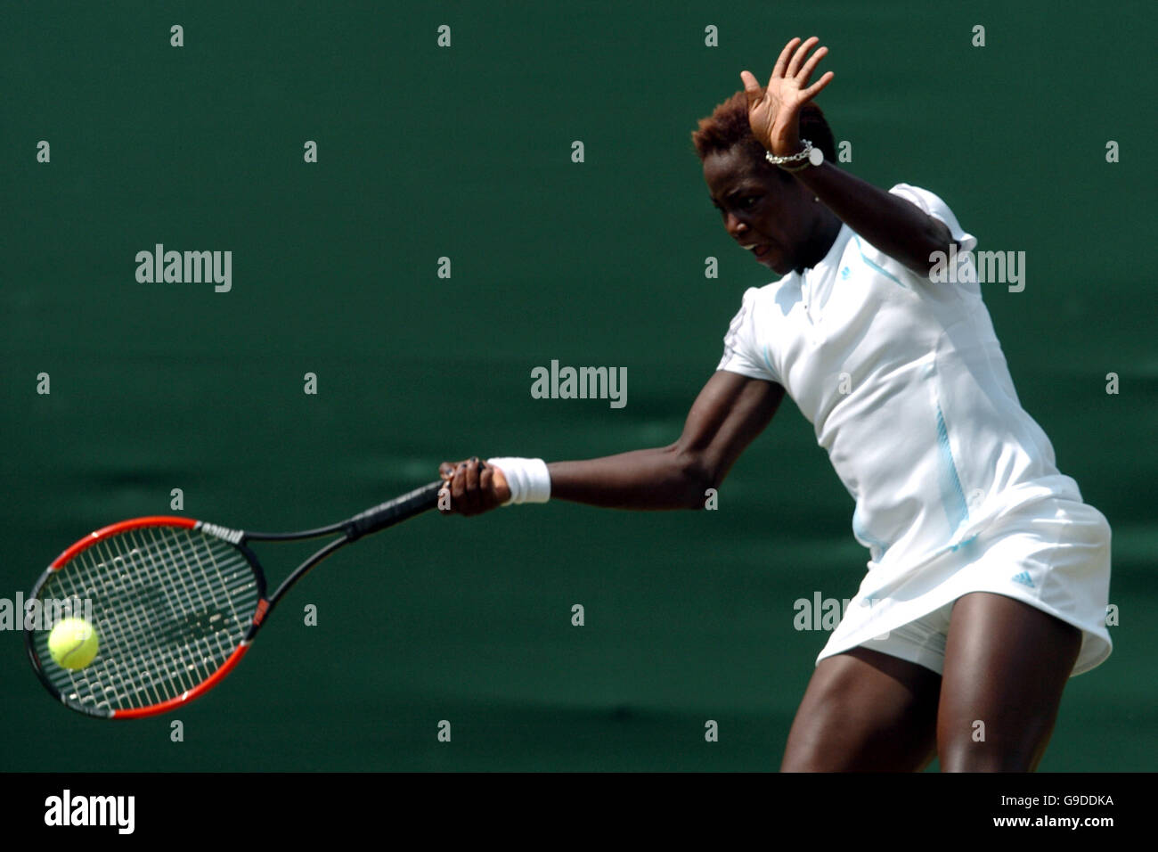 Tennis - Wimbledon Championships 2006 - All England Club - Women's Singles - Second Round - Daniela Hantuchova v Jamea Jackson Stock Photo