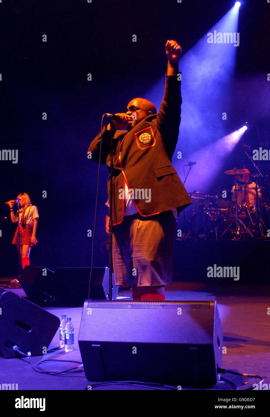 Gnarls barkley in concert hammersmith apollo hires stock photography