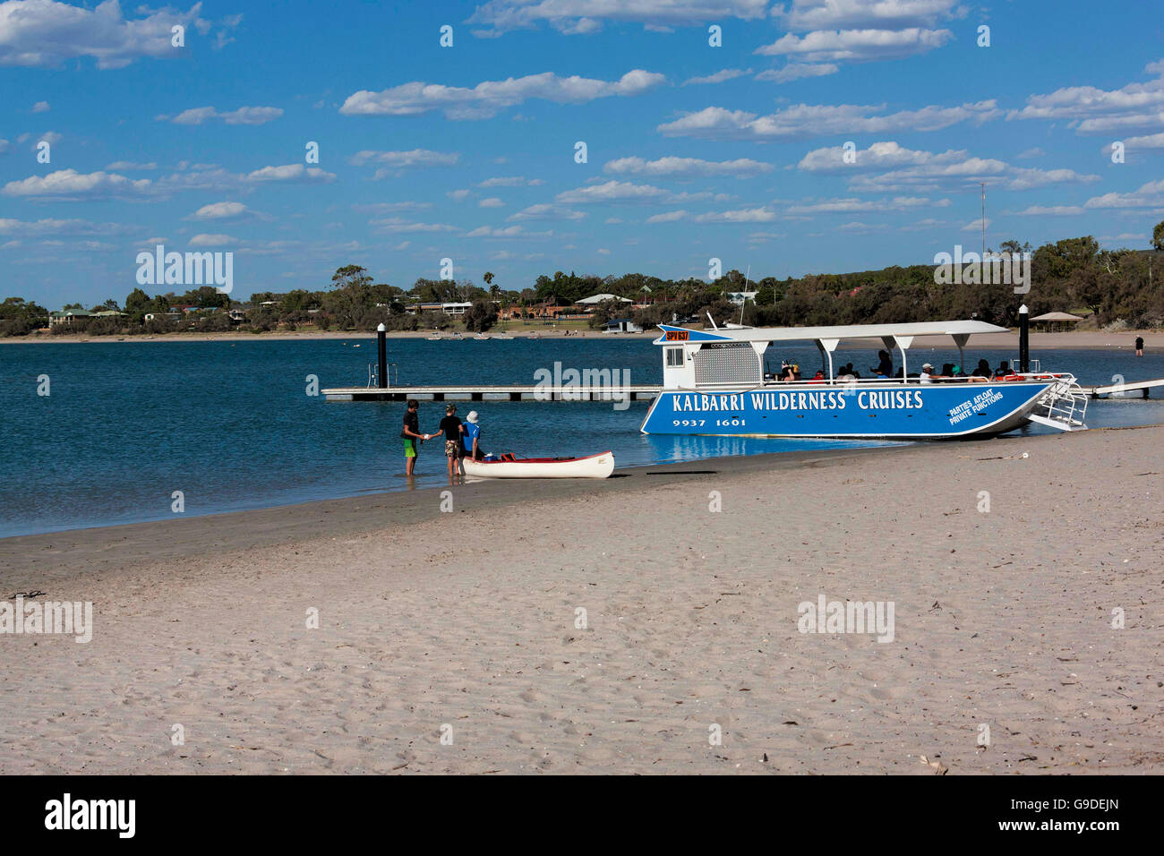 Kalbarri Wilderness sightseeing boat, Kalbarri Western Australia Stock