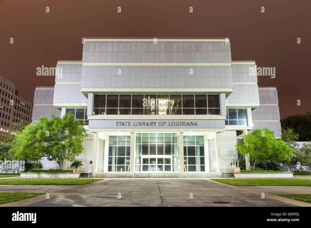 State Library of Louisiana in Baton Rouge Stock Photo Alamy