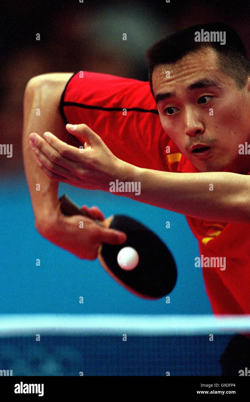 Sydney 2000 Olympics Table Tennis Men's Singles Final. China's