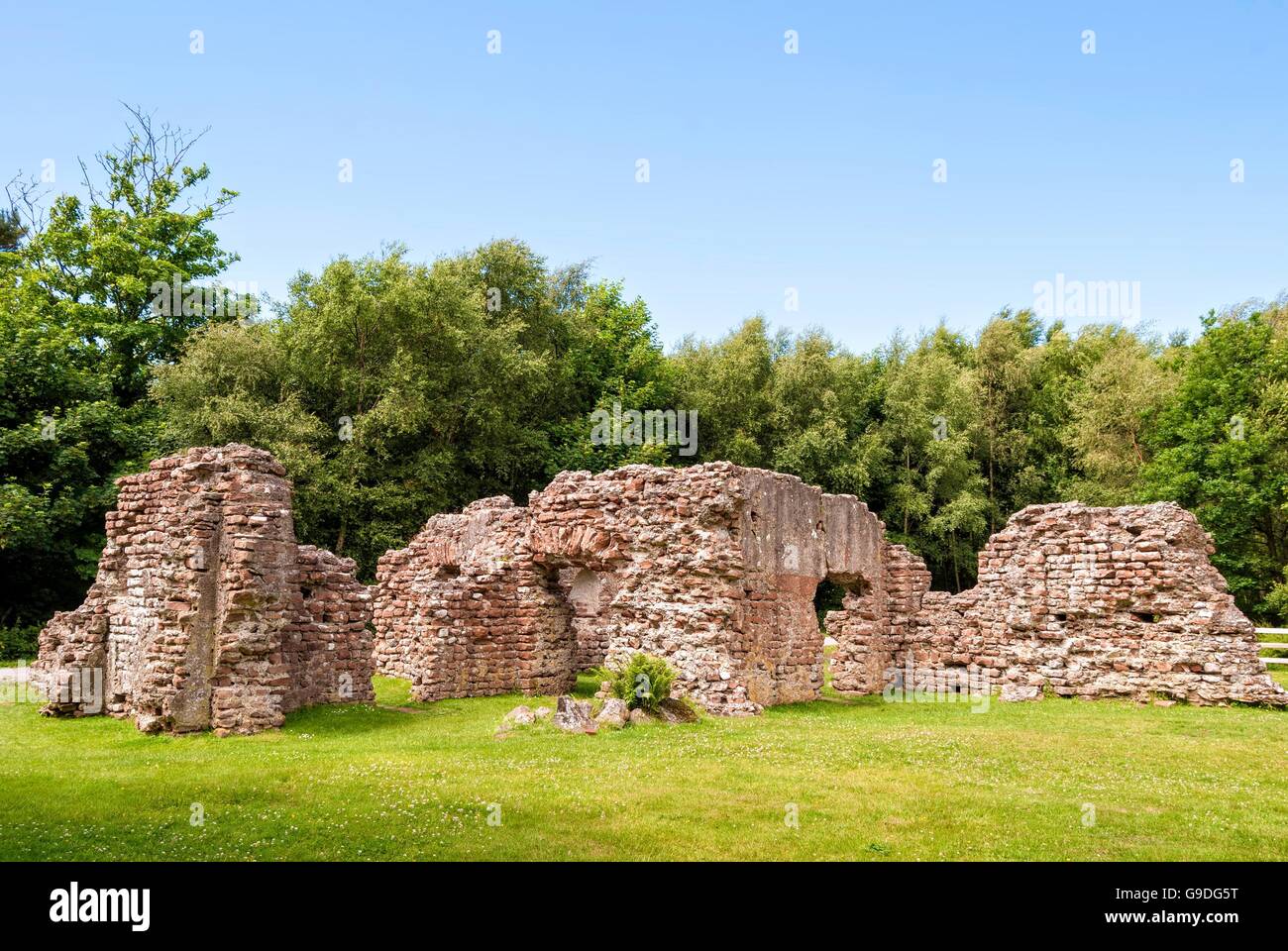 Ravenglass Roman Bath House Stock Photo Alamy