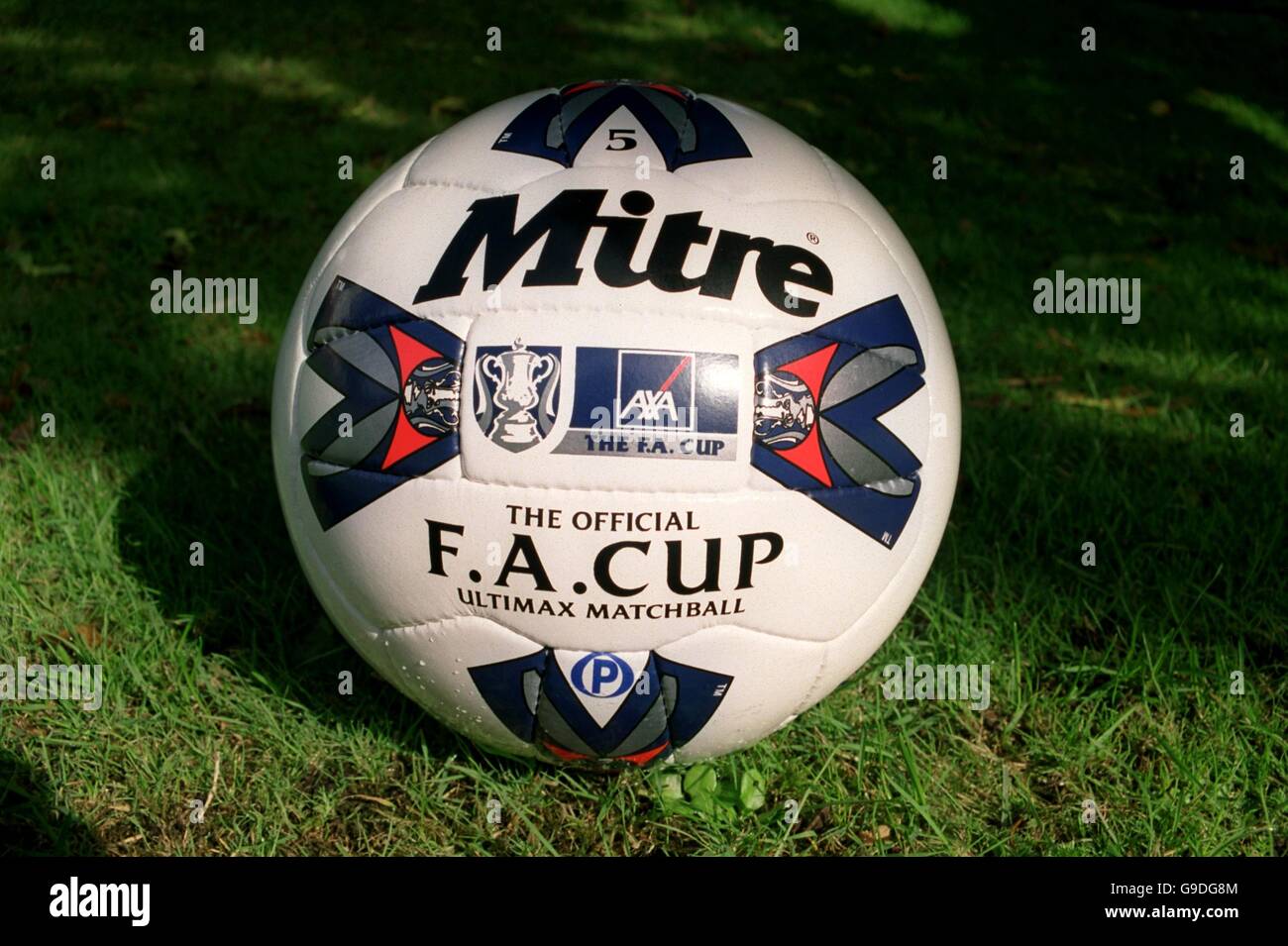 Soccer - AXA FA Cup - Official Mitre Ball Stock Photo