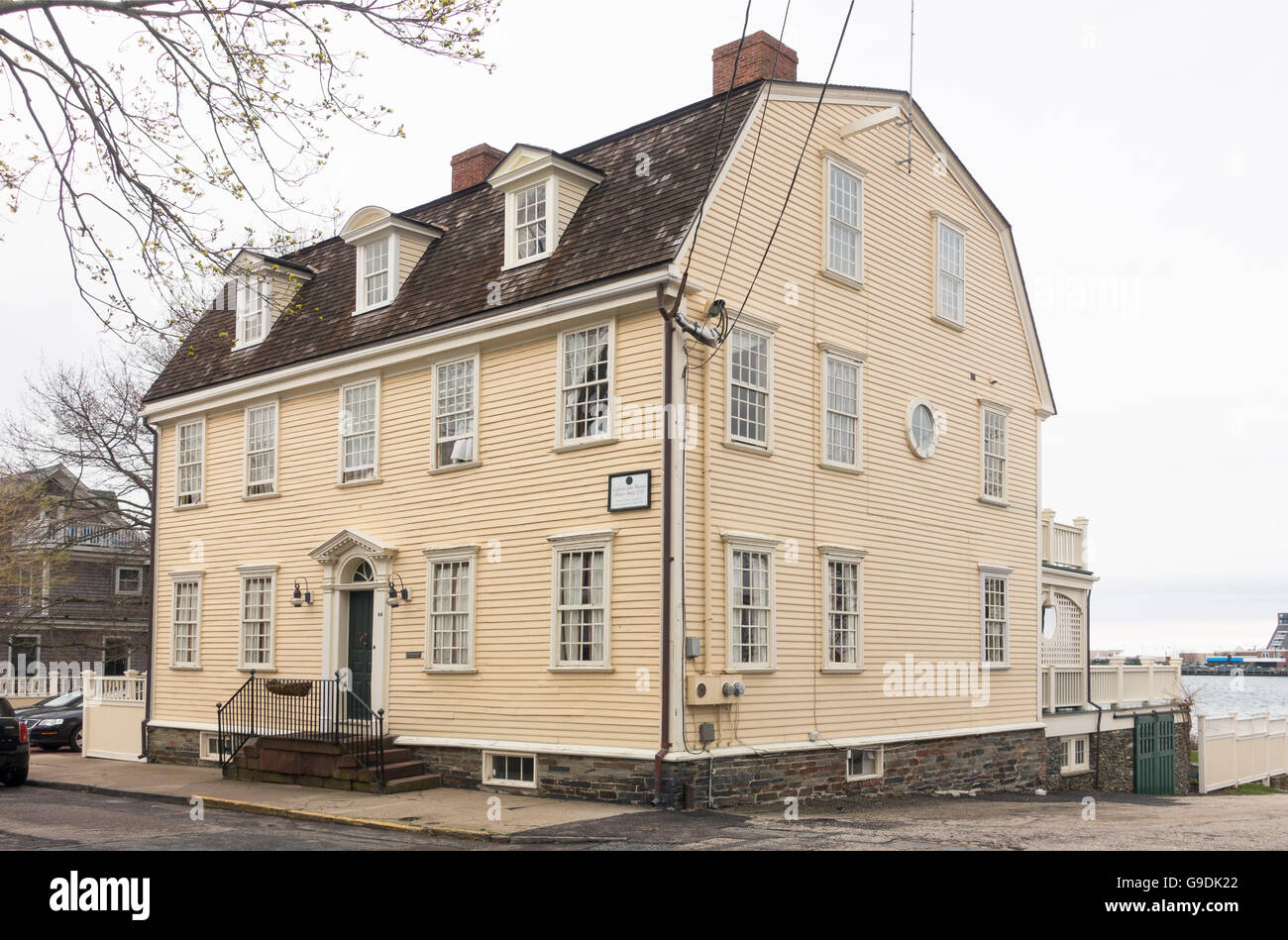 Captain John Warren House Newport Rhode Island Stock Photo Alamy