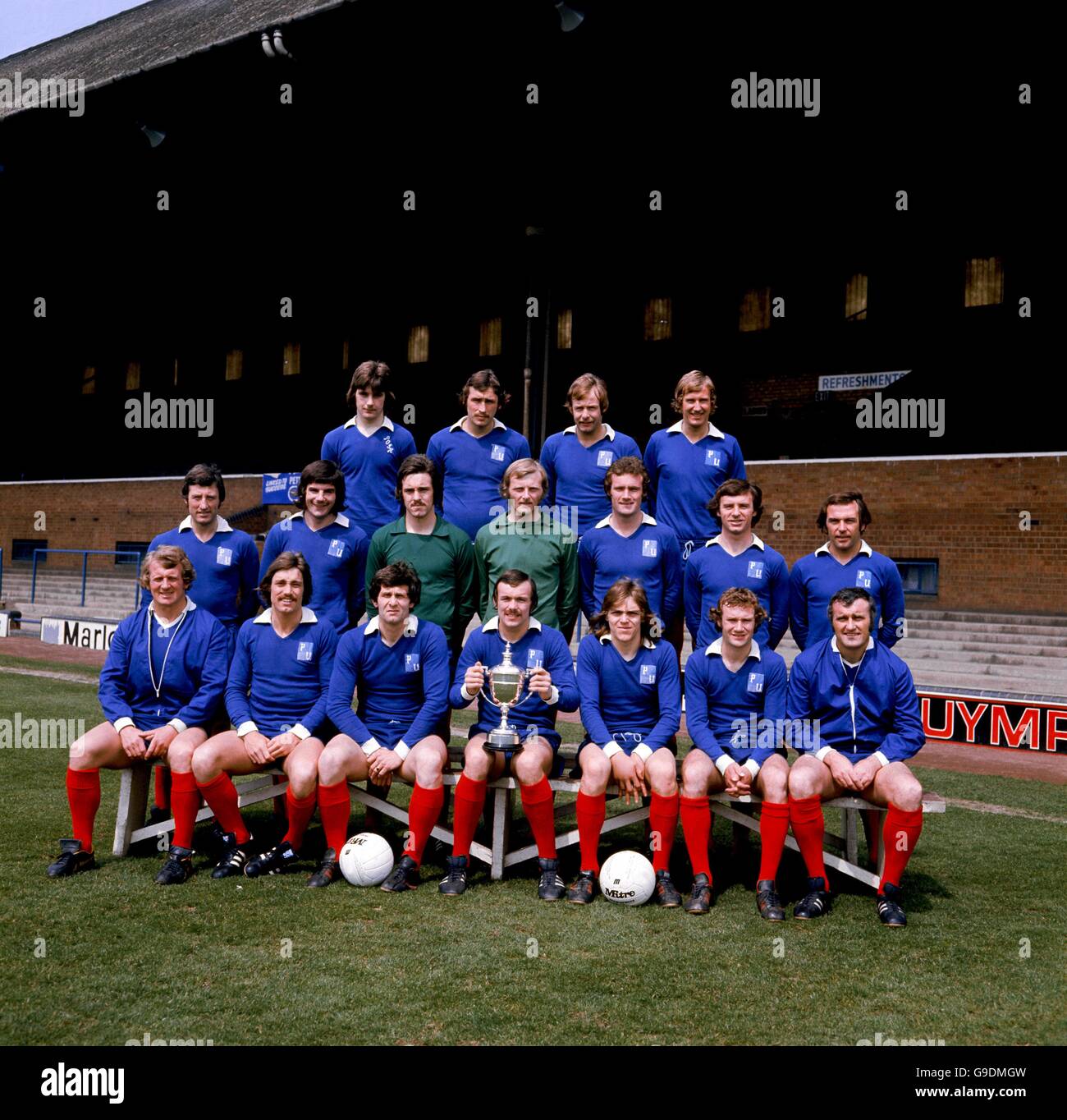 Soccer football league championship peterborough united photocall