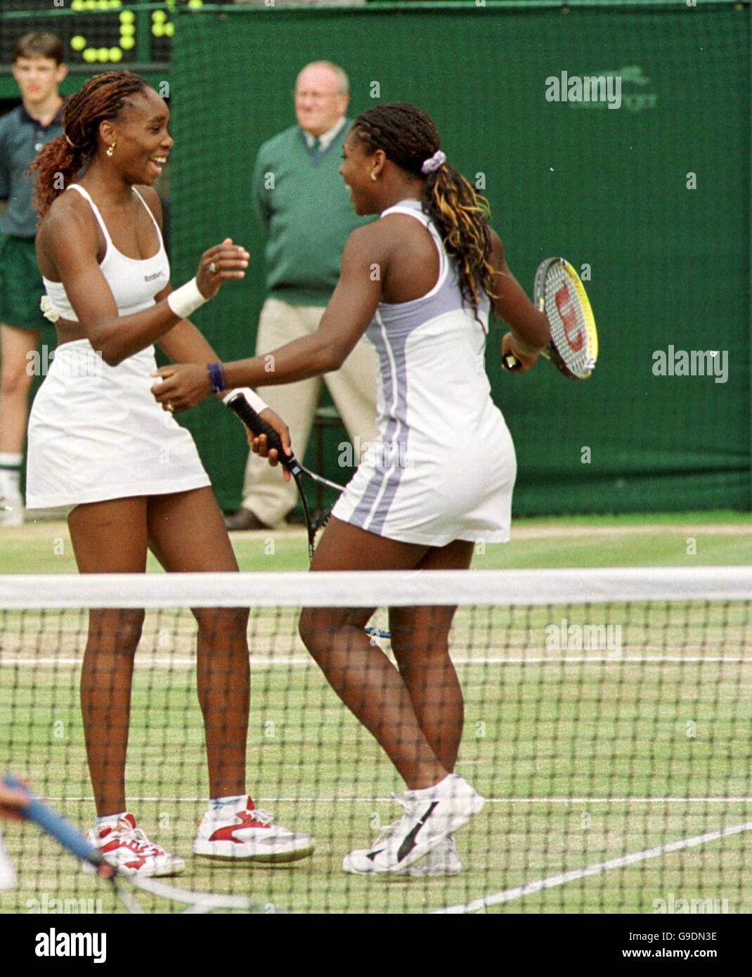 Tennis Wimbledon Championships Ladies' Doubles Final Stock Photo