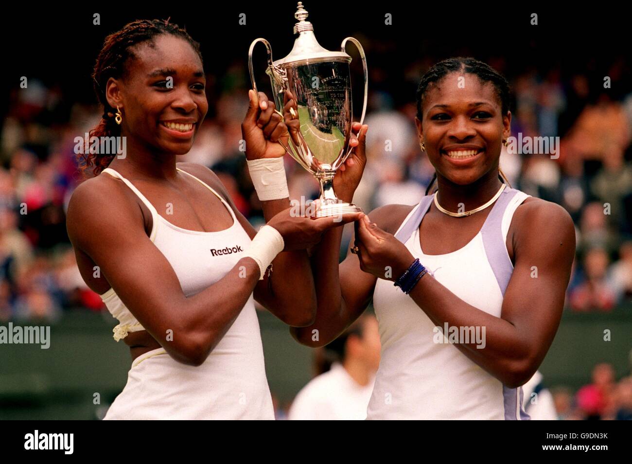 Tennis Wimbledon Championships Ladies' Doubles Final Stock Photo