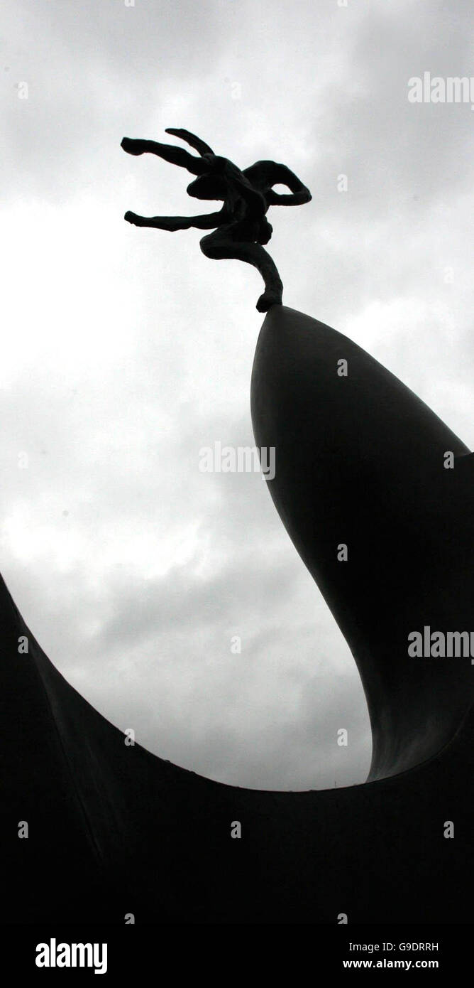 Rabbit sculptures unveiled in Dublin Stock Photo Alamy