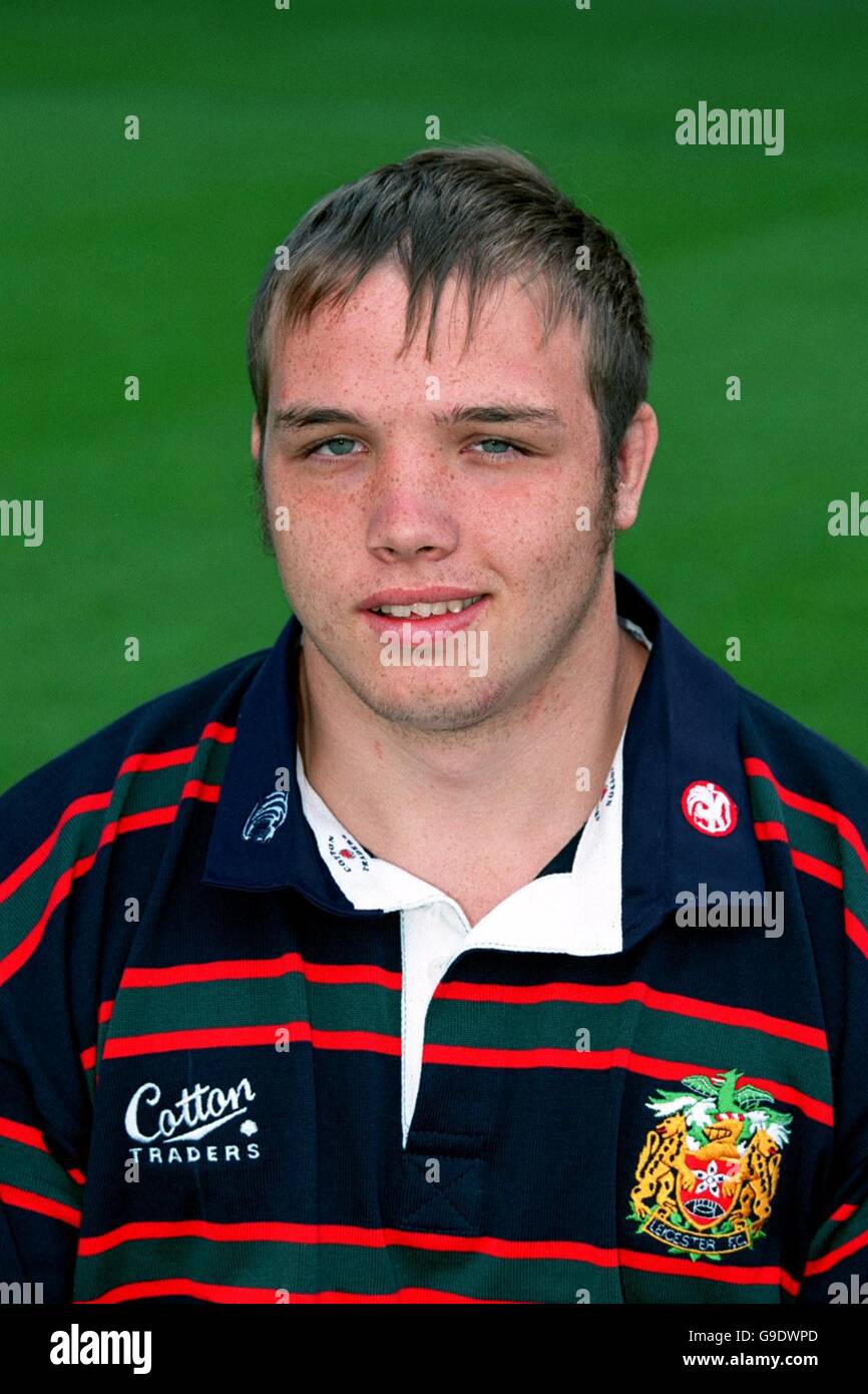 Rugby Union - Zurich Premiership One - Leicester Tigers Photocall. Michael Holford, Leicester Tigers Stock Photo