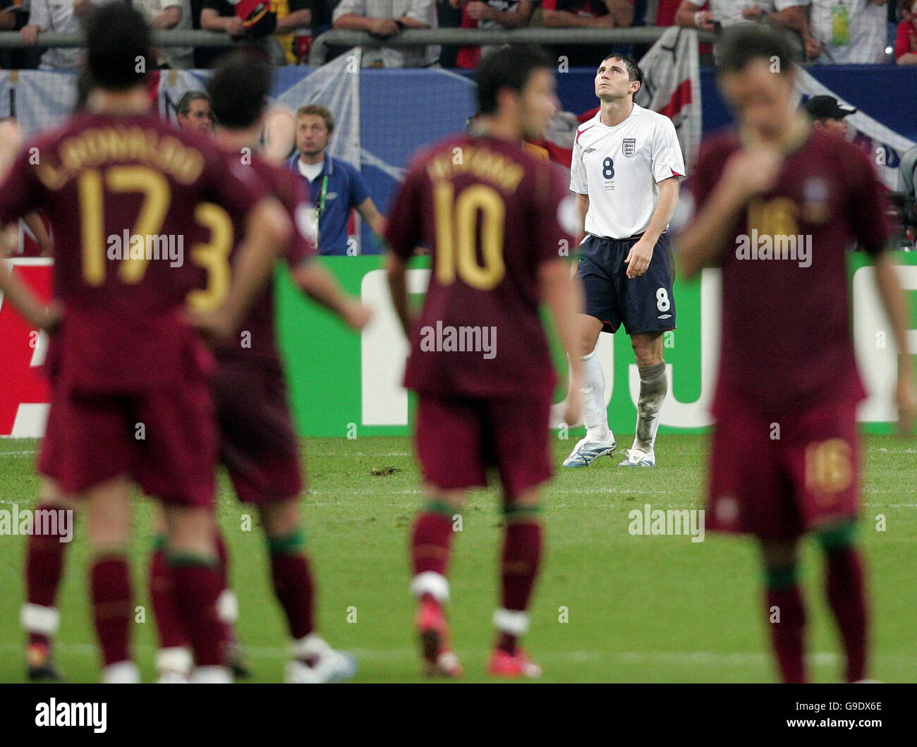 World Cup Quarter Final England v Portugal Gelsenkirchen Stock
