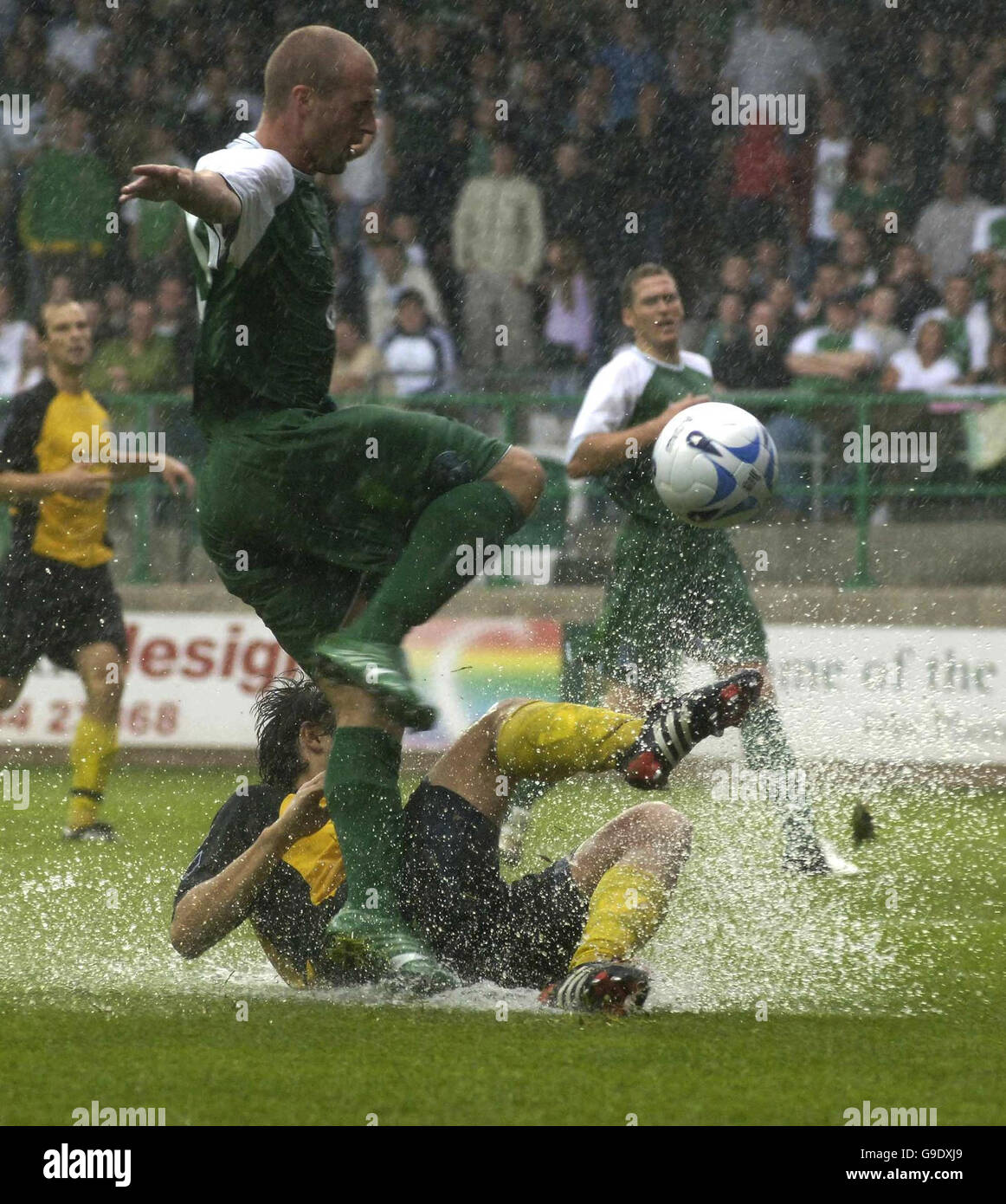 Billet Match Hibernian Vs Elfsborg - UEFA Inter Toto Cup 2008 - Plié