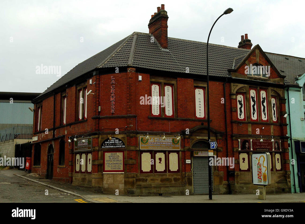 La Chambre, a swingers club in Sheffield, where it is alleged for