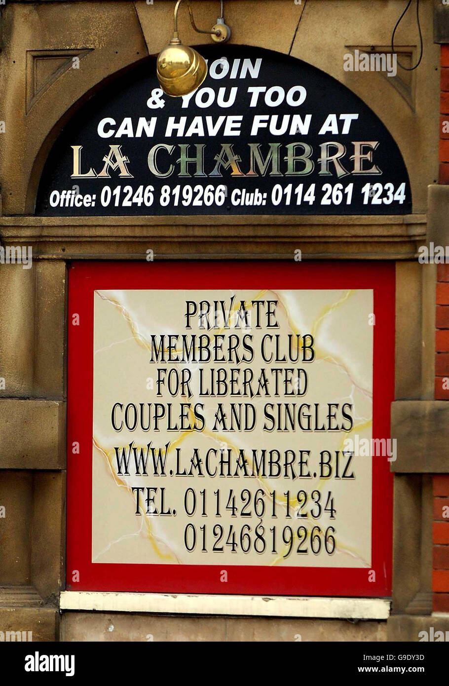 A swingers club in sheffield hi-res stock photography and ima