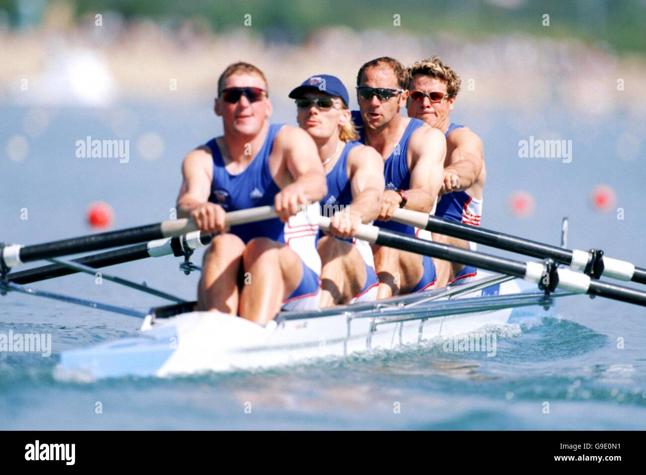 Sydney 2000 Olympics - Rowing - Men's coxless Fours - Qualifying Stock ...