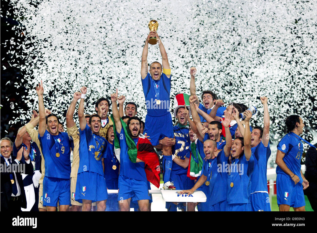 Soccer - 2006 FIFA World Cup Germany - Final - Italy v France - Olympiastadion - Berlin Stock Photo